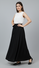 Black Drawstring Skirt