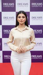 Premium Silk Button-Down