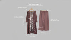 Serene Drape Cardigan Ensemble