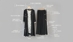 Serene Drape Cardigan Ensemble