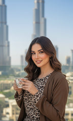 Serene Drape Cardigan Ensemble