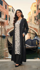 Serene Drape Cardigan Ensemble