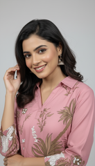 Tropical Print Tunic Set