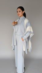 Monochrome Cape & Knit Set