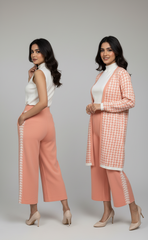 Chic Geometric Knit Set