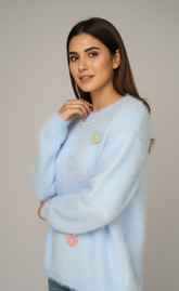 Heart Pearl Sweater