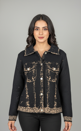 Distressed Knit Jacket