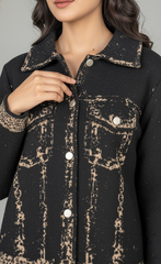 Distressed Knit Jacket