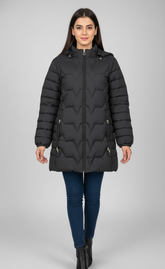 Zigzag Puffer Jacket