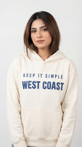 White Everyday Essential Hoodie