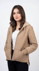 Quilted Hooded Jacket
