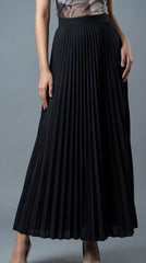 Black Pleated Skirt