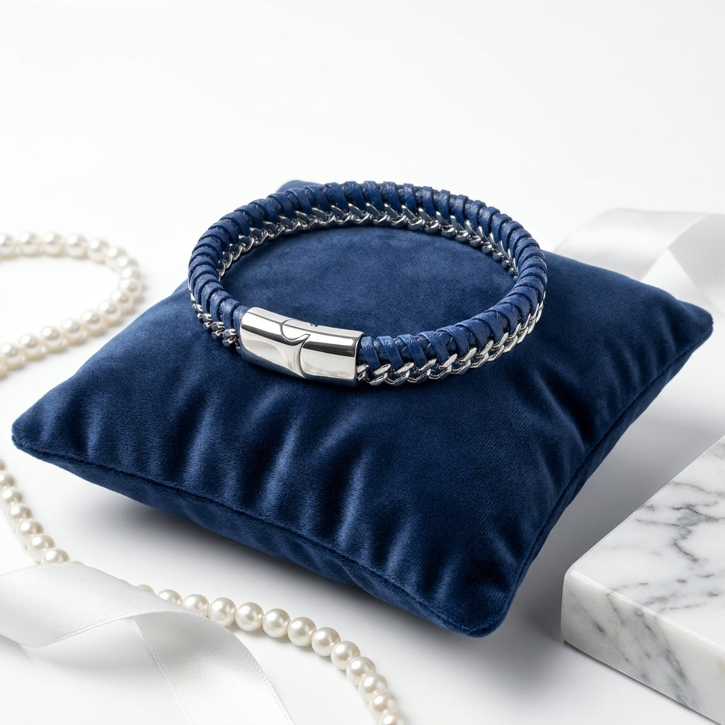 Cobalt Cord Bracelet