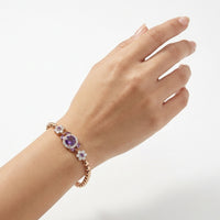 Amethyst Bloom Bracelet