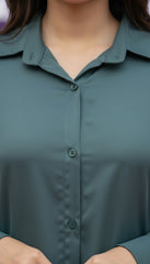 Premium Silk Button-Down