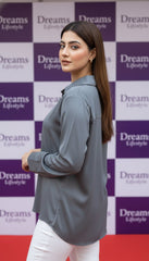 Premium Silk Button-Down