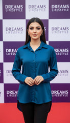 Premium Silk Button-Down