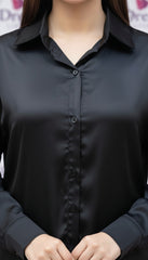 Premium Silk Button-Down