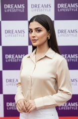 Premium Silk Button-Down