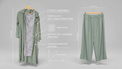 Serene Drape Cardigan Ensemble