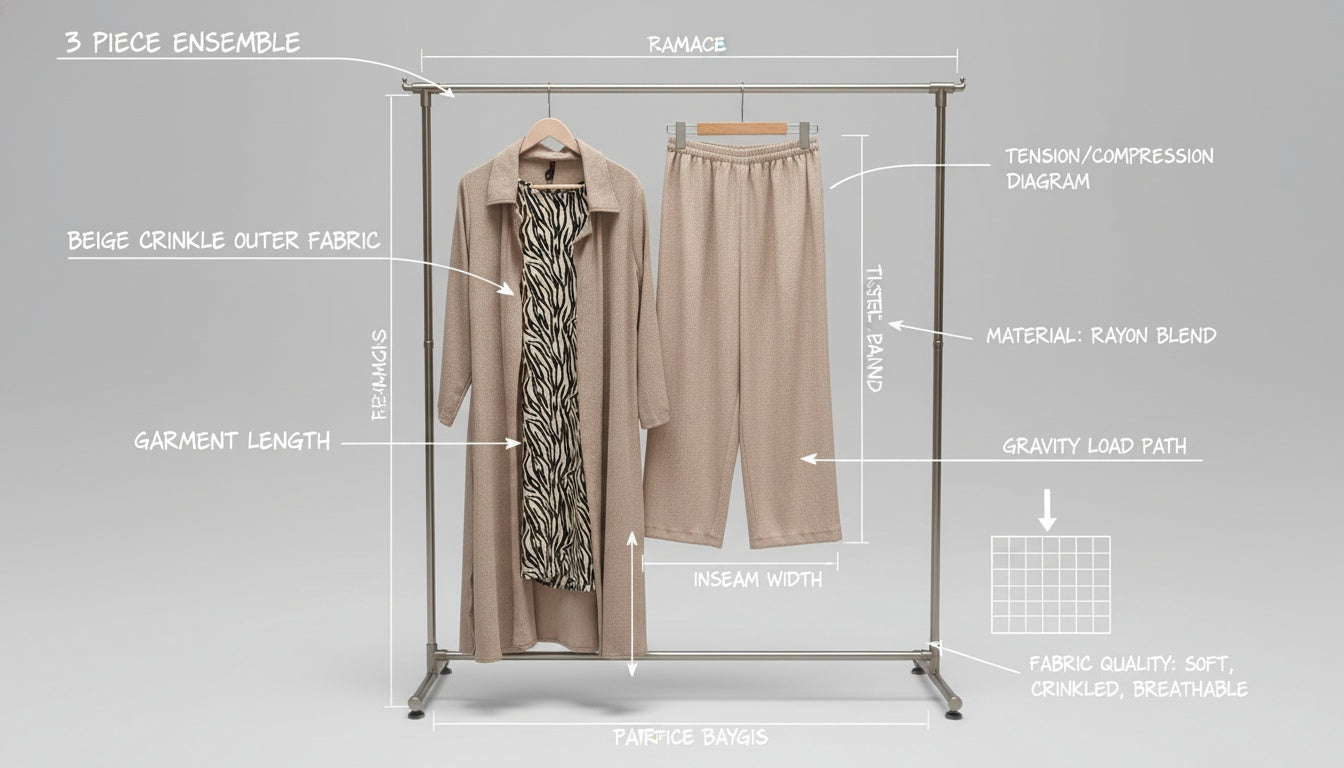 Serene Drape Cardigan Ensemble