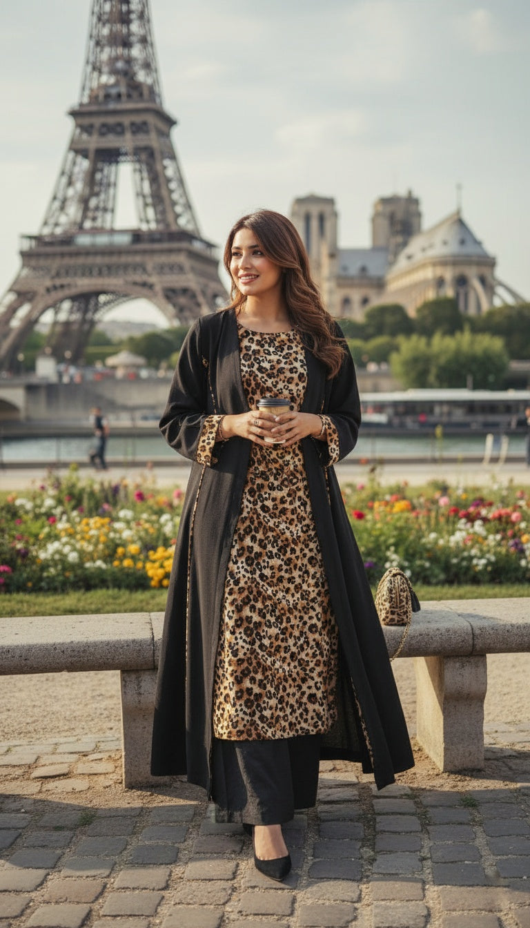 Serene Drape Cardigan Ensemble