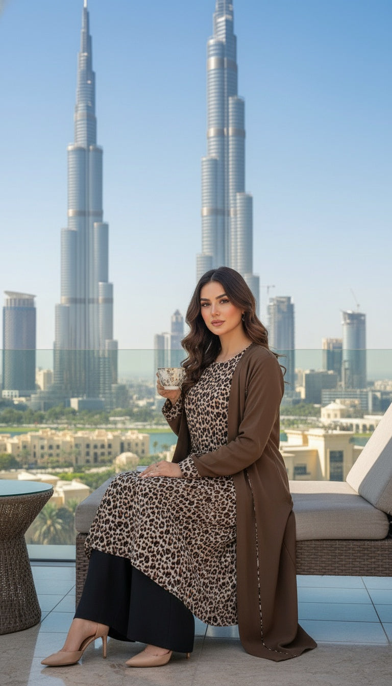 Serene Drape Cardigan Ensemble