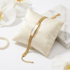 Mother of Pearl Mesh Bracelet