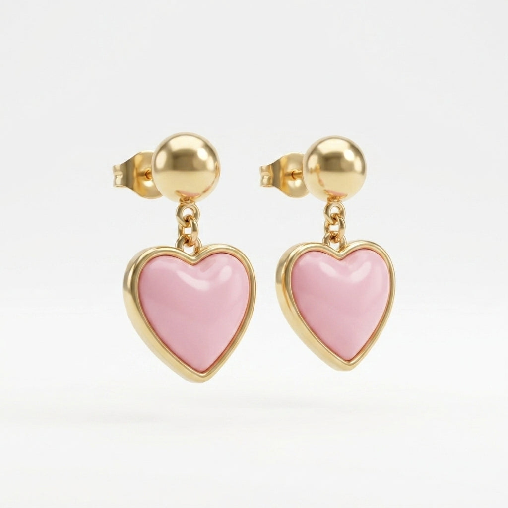 Blush Heart Drop