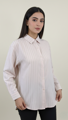 Soft Pink Striped Shirt