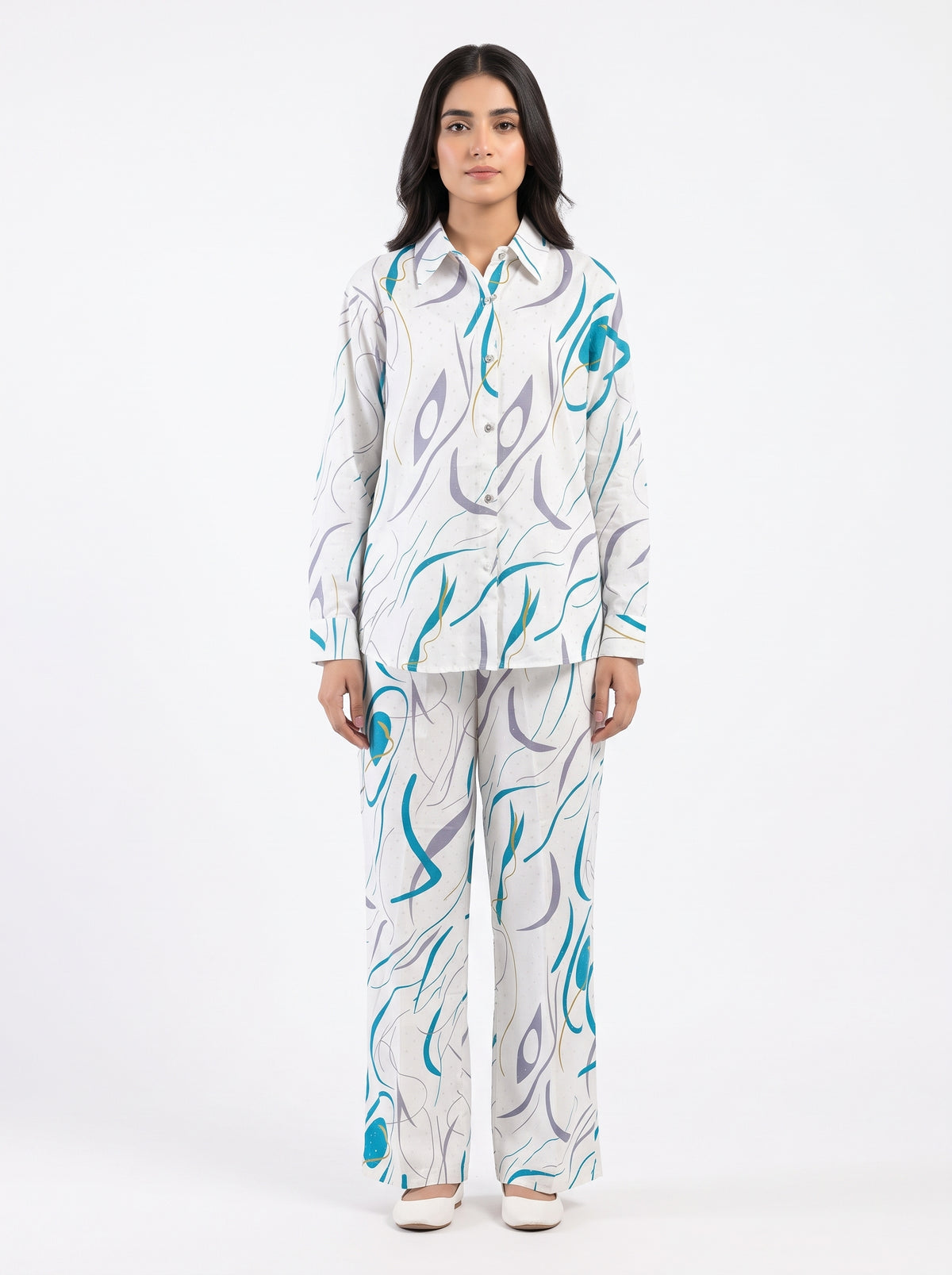 Aqua Stroke Women's Co-Ord