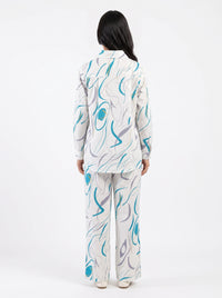 Aqua Stroke Women's Co-Ord