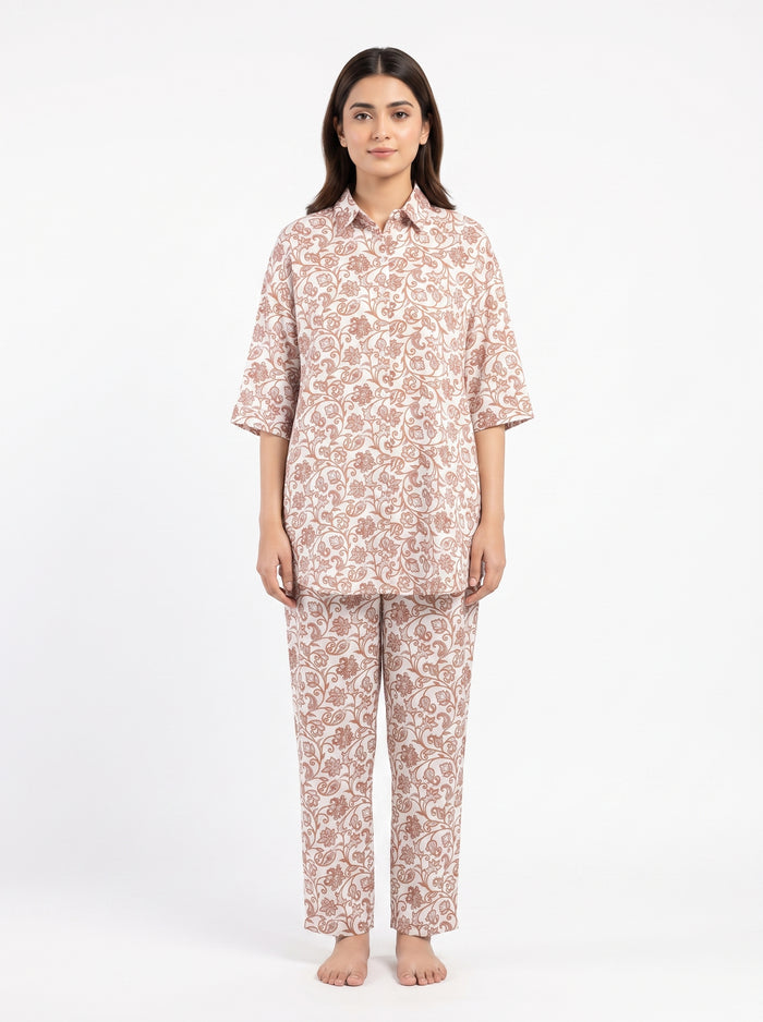Rose Paisley Women's Co-Ord