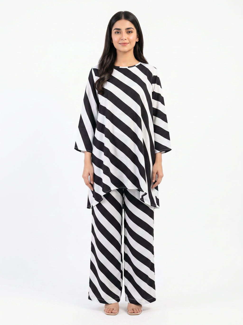 Monochrome Wave Women's Co-Ord