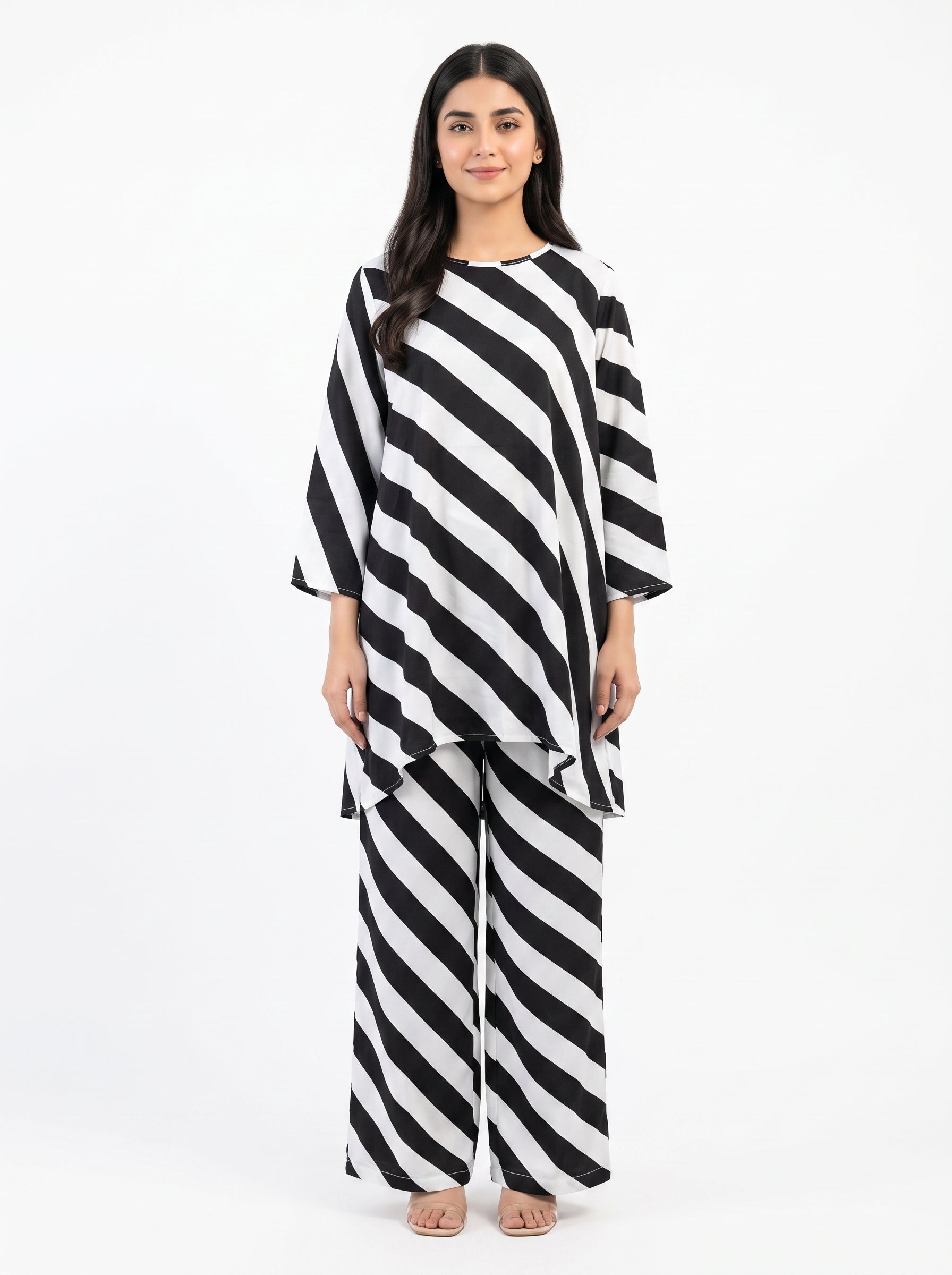 Monochrome Wave Women's Co-Ord