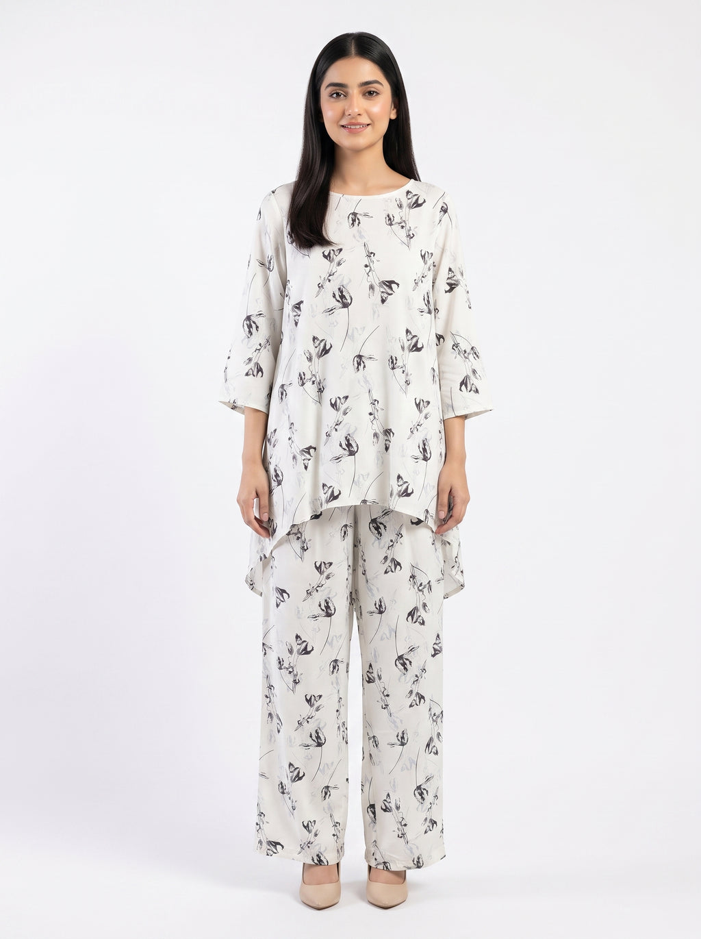 Ivory Sketch Women's Co-Ord