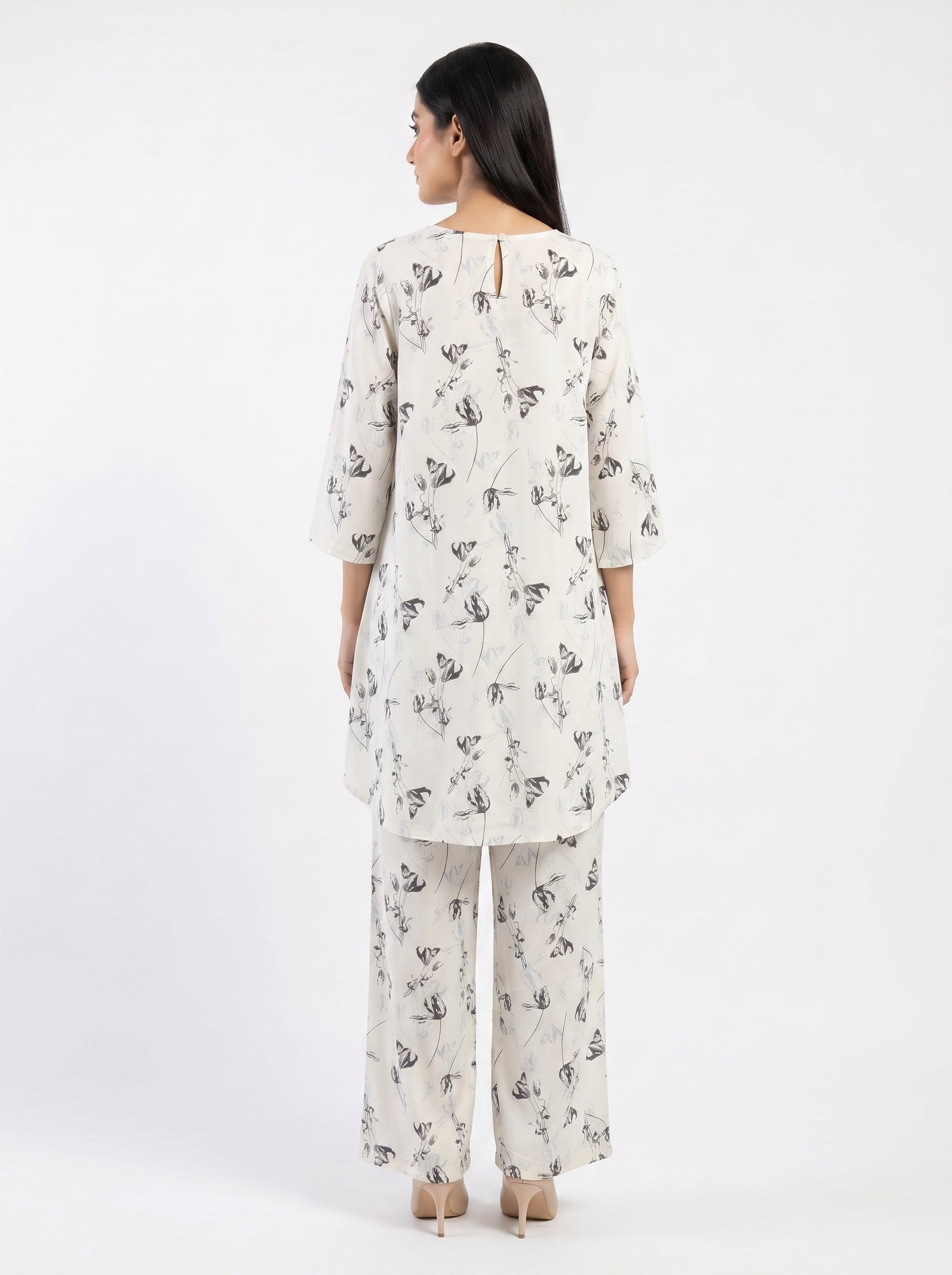 Ivory Sketch Women's Co-Ord