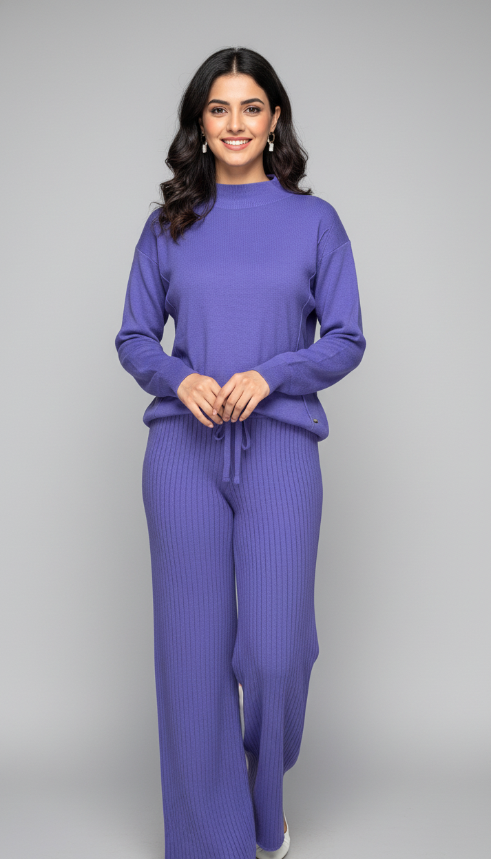 Chic Ribbed Knit Set