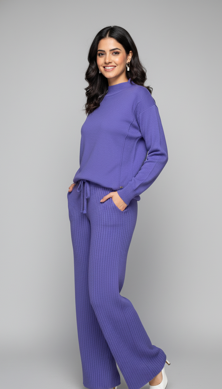 Chic Ribbed Knit Set