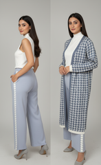 Chic Geometric Knit Set