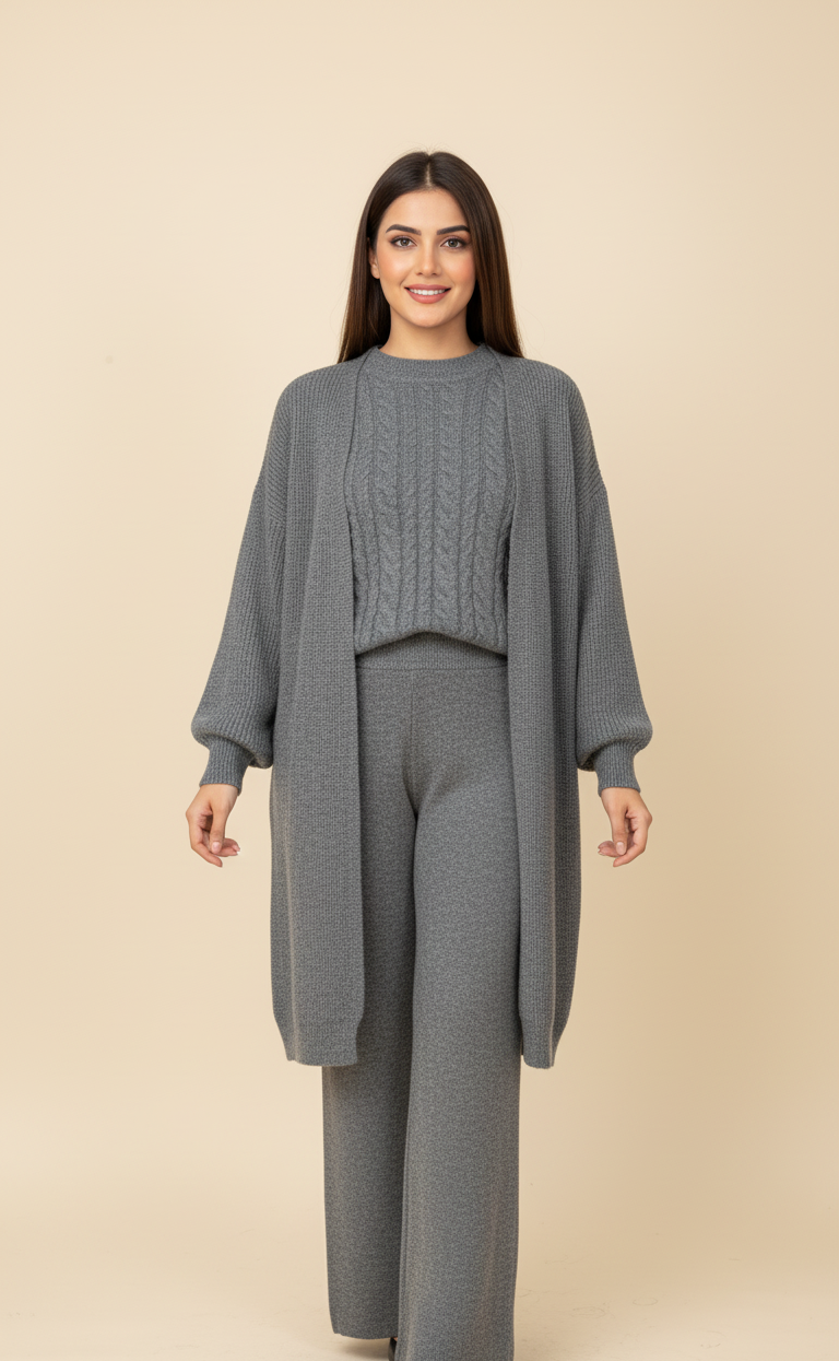 Cozy Chunky Knit Ensemble