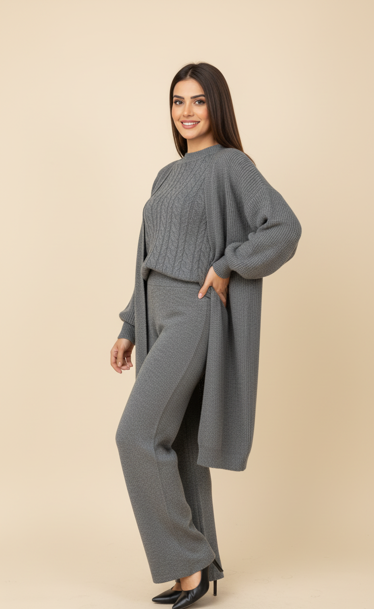 Cozy Chunky Knit Ensemble