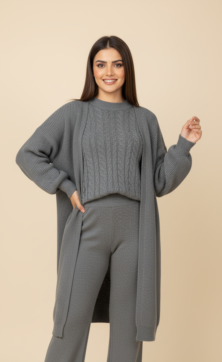 Cozy Chunky Knit Ensemble