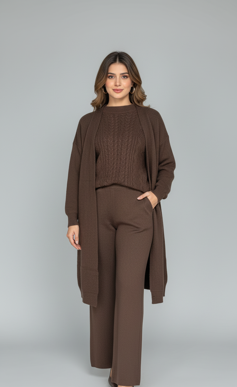 Cozy Chunky Knit Ensemble