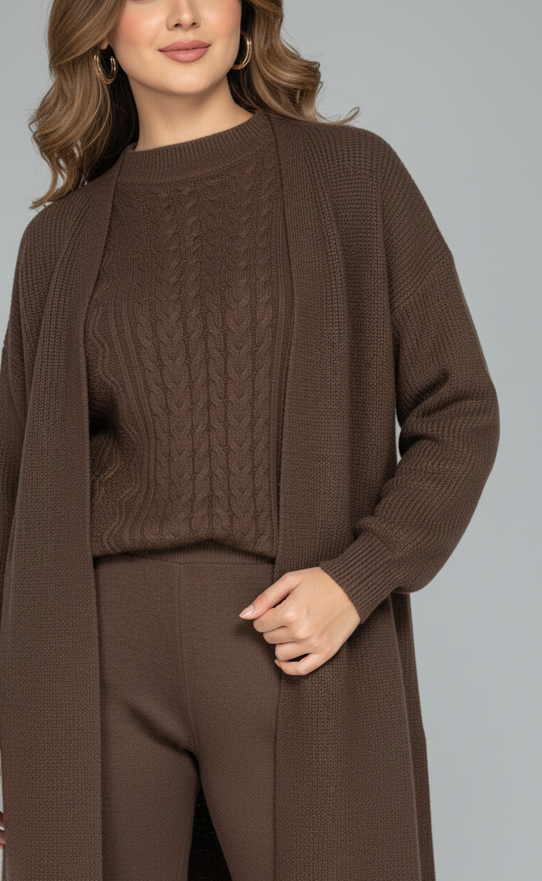 Cozy Chunky Knit Ensemble