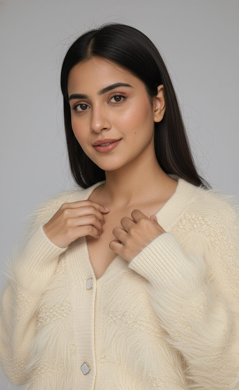 Shaggy Knit Cardigan