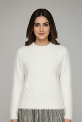 Pearl Flower Sweater