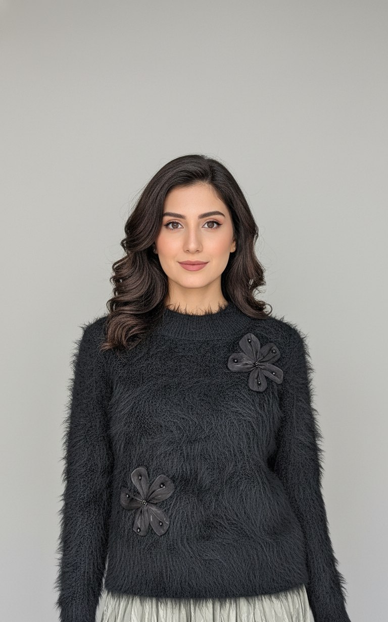 Pearl Flower Sweater