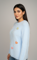 Heart Pearl Sweater