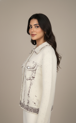 Distressed Knit Jacket